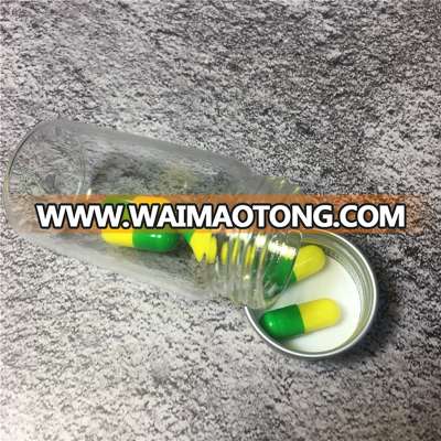 Pill Medicine Glass Container Quartz Glass Joint Tube Weed Tube for Hospital/Dispensary