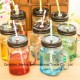 Hot Selling Glass Bottle Mason Jar with Handle