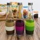 Factory Wholesale High Quality Colorful Water Olive Oil Juice Glass Bottle (100013)