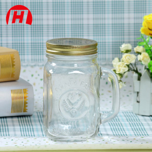 Mason Glass Jar Drinking Colorful Bottle Wholesale